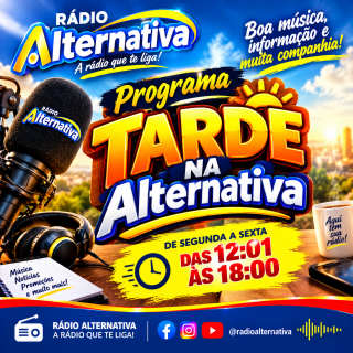 TARDE NA ALTERNATIVA